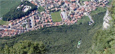 Veduta di Mezzocorona dalla Funivia